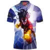 Comic Polo Shirt, Spider-Woman Polo Shirt
