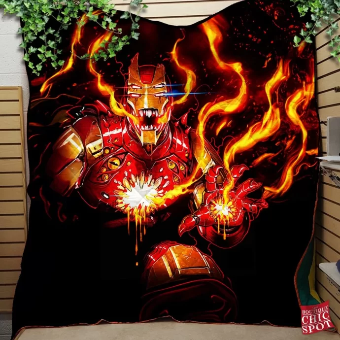 Iron Man Ironheart Quilt Blanket