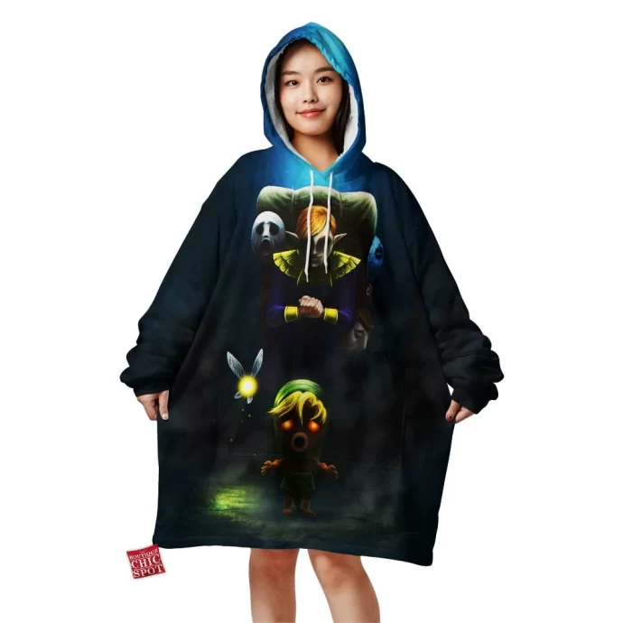 Zelda Majoras Mask Blanket Hoodie