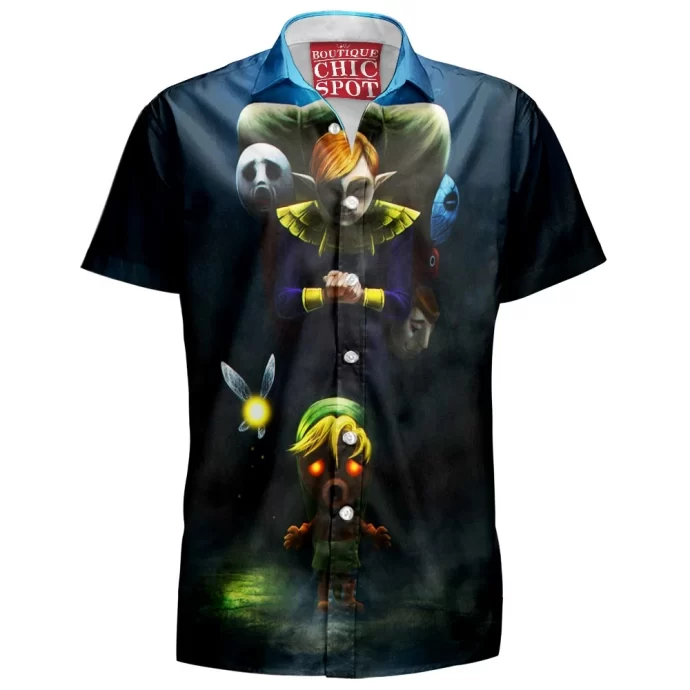 Zelda Majoras Mask Hawaiian Shirt