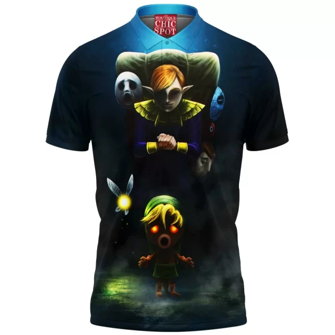 Zelda Majoras Mask Polo Shirt