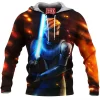 Obi-Wan Kenobi Fleece-Hoodie, Sci-Fi Fleece-Hoodie, Star Wars Fleece-Hoodie