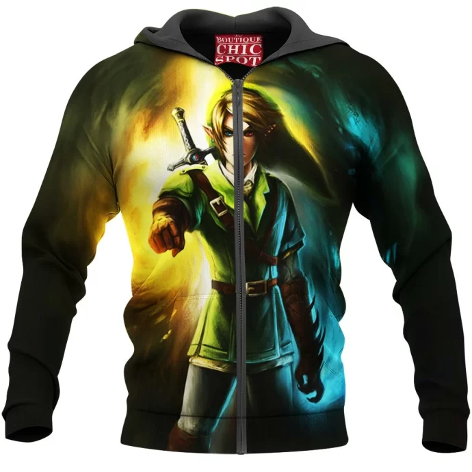 Link Zelda Zip Hoodie