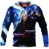Devil May Cry Fleece-Hoodie, Game Fleece-Hoodie, Nero Fleece-Hoodie