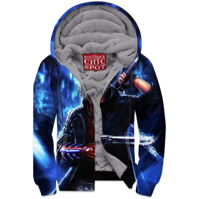 Nero Devil May Cry Zip Fleece Hoodie