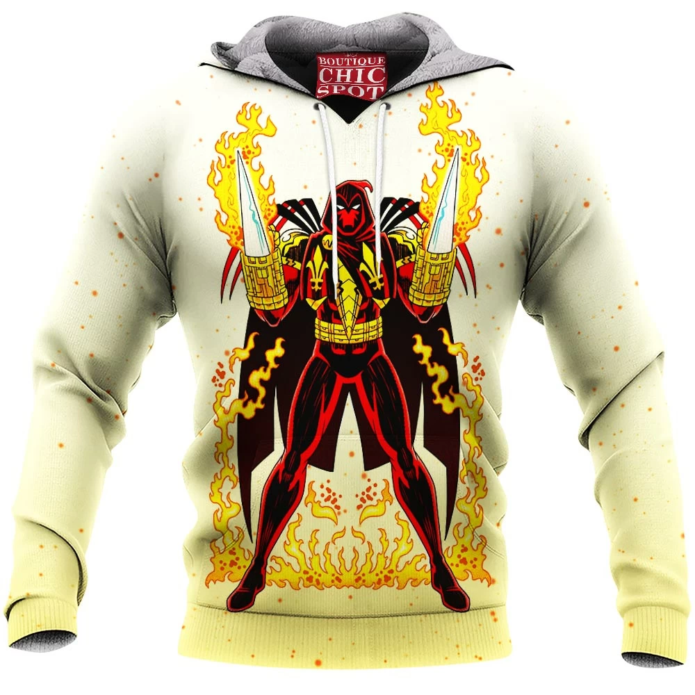 Azrael Fleece-Hoodie, Comic Fleece-Hoodie 1 T DUONG Boutique 9982 Fleece Hoodie