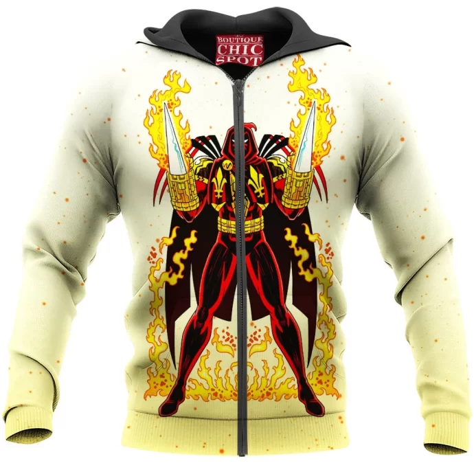 Azrael Dc Zip Hoodie