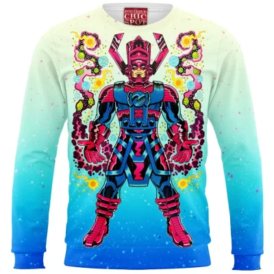 Comic Zip Sweatshirt, Galactus Zip Sweatshirt