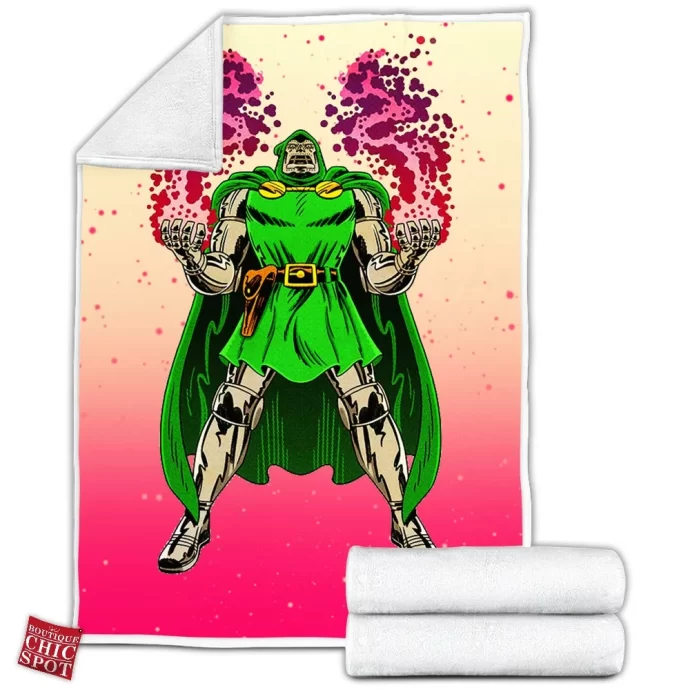 Doctor Doom Fleece Blanket