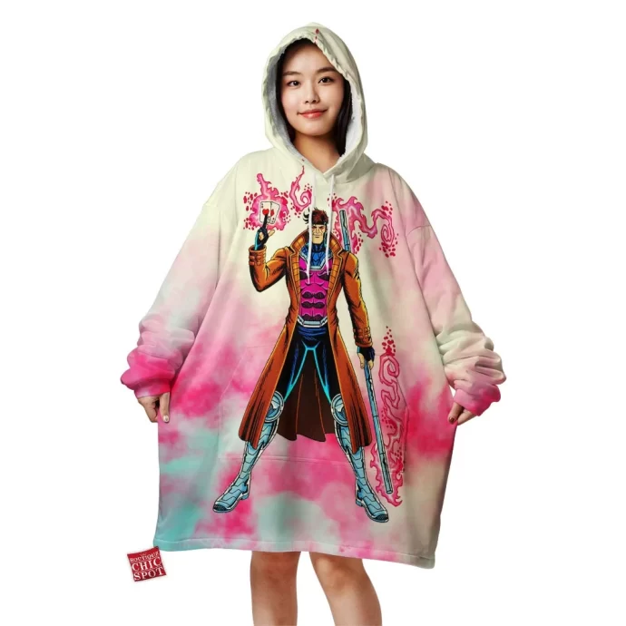 Gambit X-men Blanket Hoodie