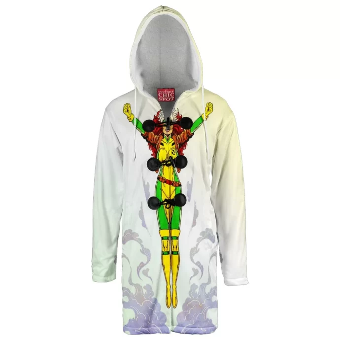 Rogue X-men Hooded Cloak Coat