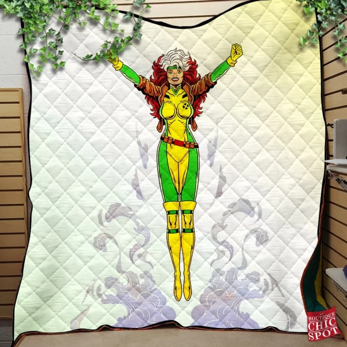 Rogue X-men Quilt Blanket