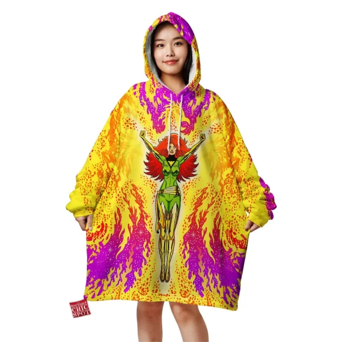 Jean Grey X-men Blanket Hoodie