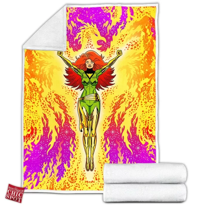 Jean Grey X-men Fleece Blanket