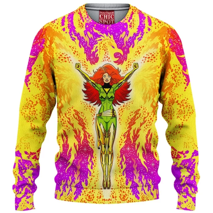 Jean Grey X-men Knitted Sweater