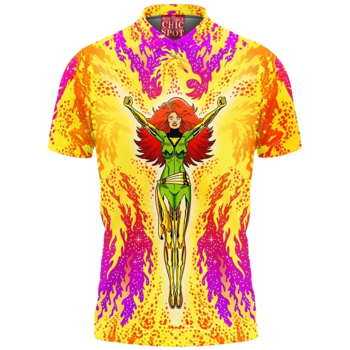 Jean Grey X-men Polo Shirt