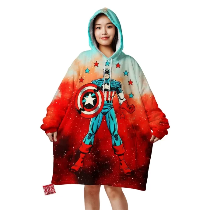 Captain America Blanket Hoodie