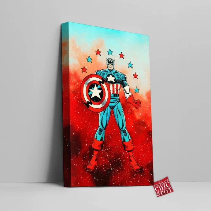 Captain America Canvas Wall Art