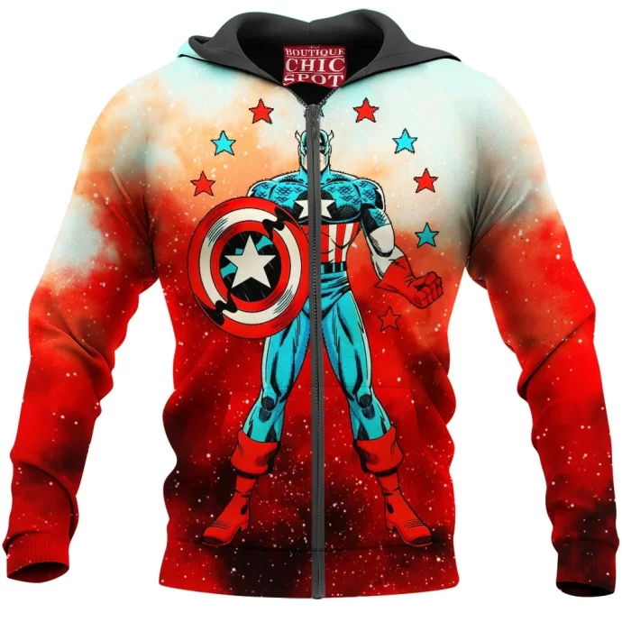 Captain America Zip Hoodie