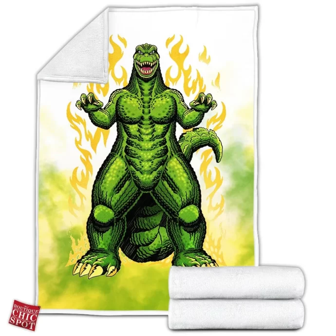 Godzilla Fleece Blanket