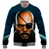 Comic Baseball-Jacket, Nick Fury Baseball-Jacket