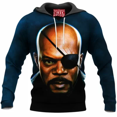 Comic Hoodie, Nick Fury Hoodie