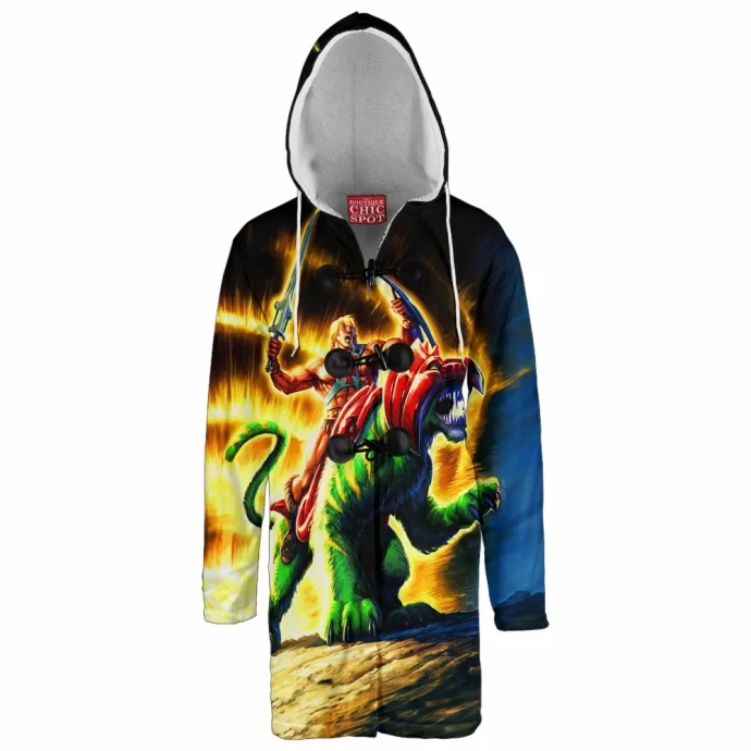 He-man Hooded Cloak Coat