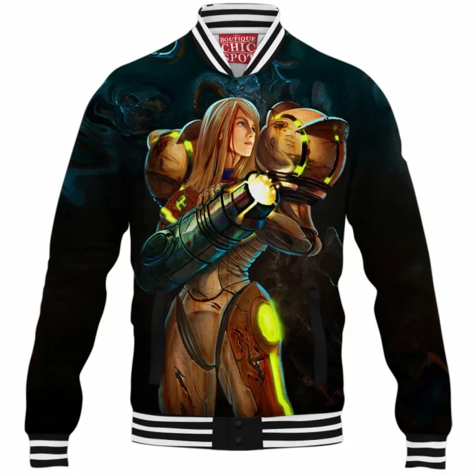 Samus Aran Baseball Jacket