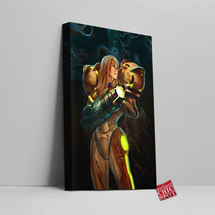 Samus Aran Canvas Wall Art