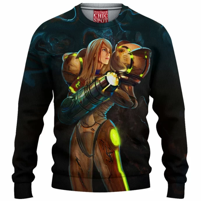 Samus Aran Knitted Sweater