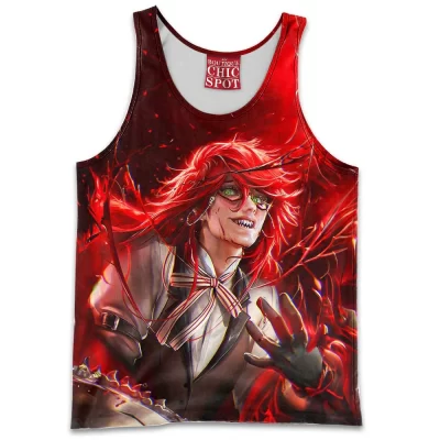 Anime Tank-Top, Black Butler Tank-Top, Grell Sutcliff Tank-Top