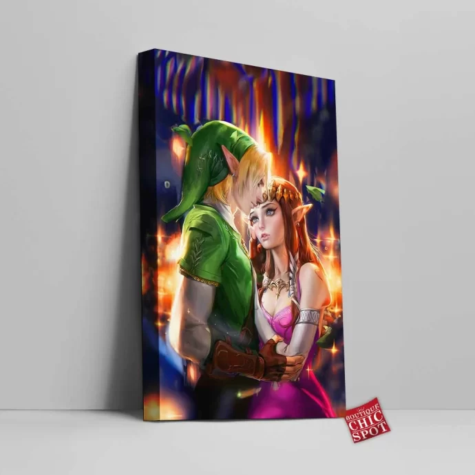 Link Zelda Canvas Wall Art