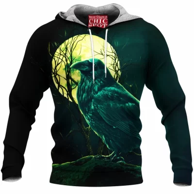 Flower Fleece-Hoodie