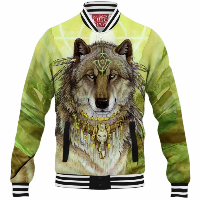 Ancient Wolf Baseball Jacket