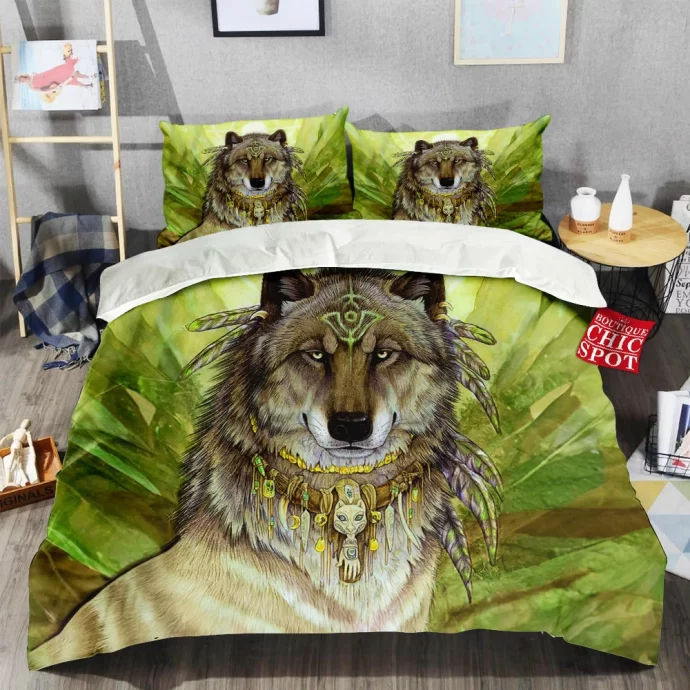 Ancient Wolf Bedding Set