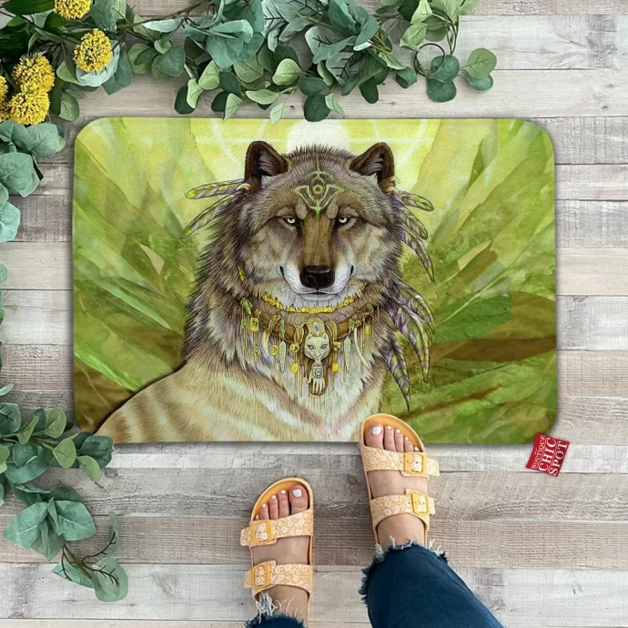 Ancient Wolf Doormat