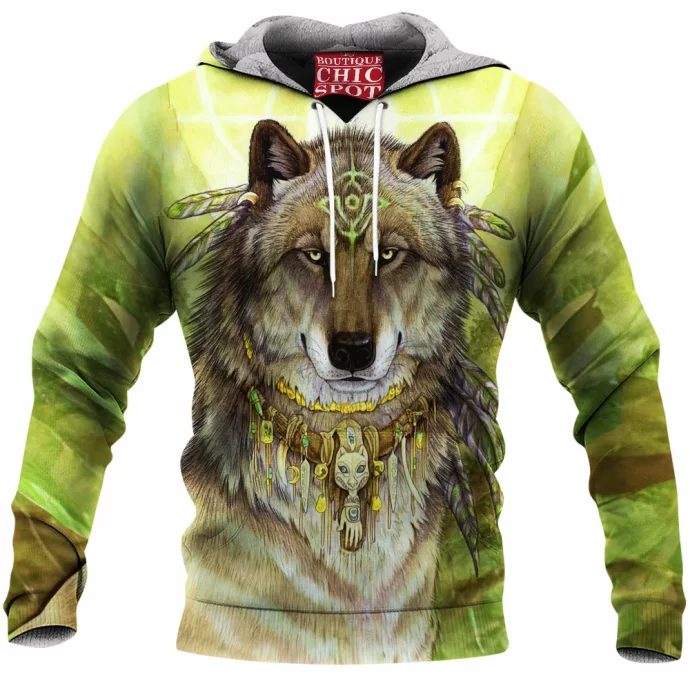 Ancient Wolf Fleece Hoodie