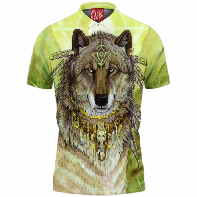 Ancient Wolf Polo Shirt