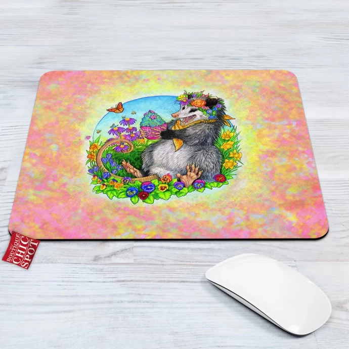 Flower Mouse Mouse Pad