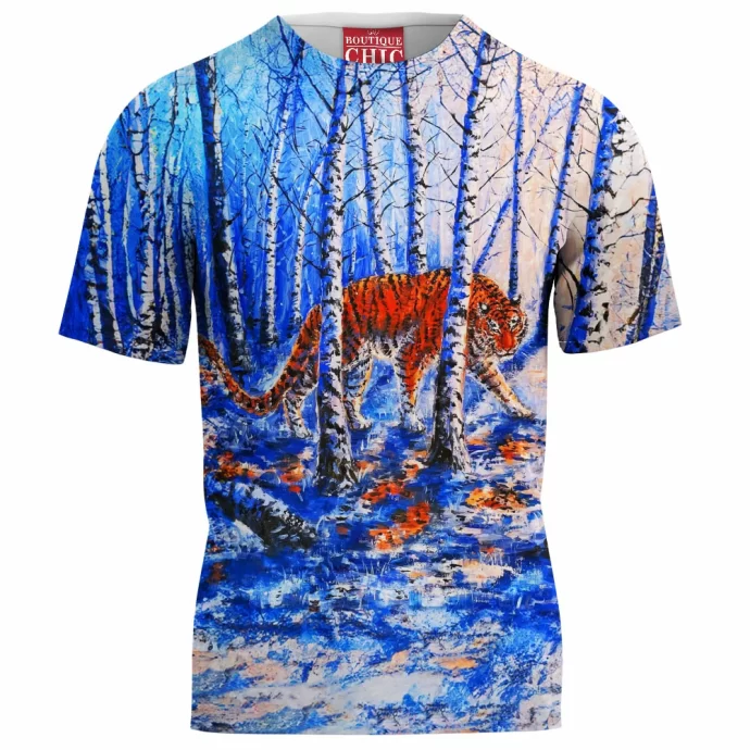 The Snowy Forest Tiger T-Shirt