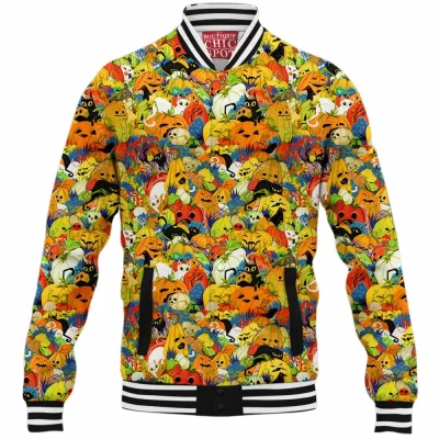 Pumpkin Baseball-Jacket
