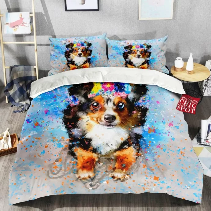 Flower Dog Bedding Set