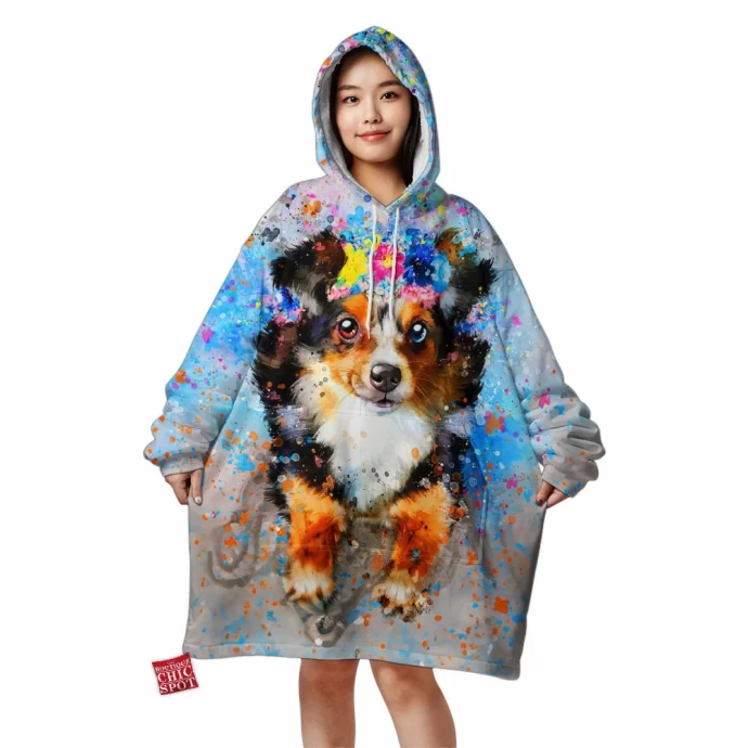 Flower Dog Blanket Hoodie