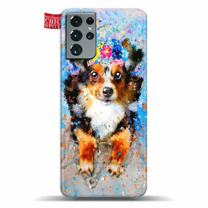 Flower Dog Phone Case Samsung