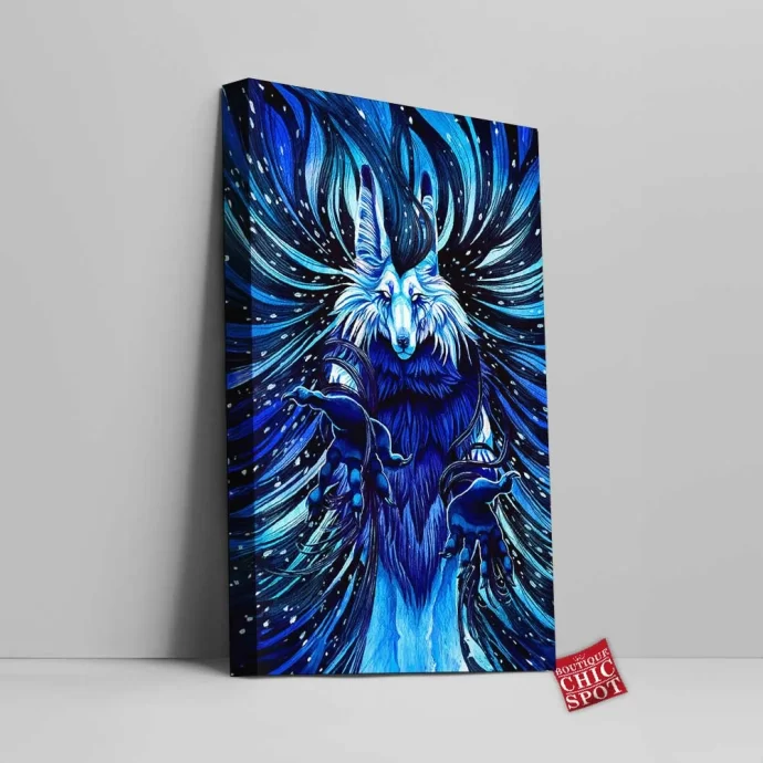 Magic Wolf Canvas Wall Art