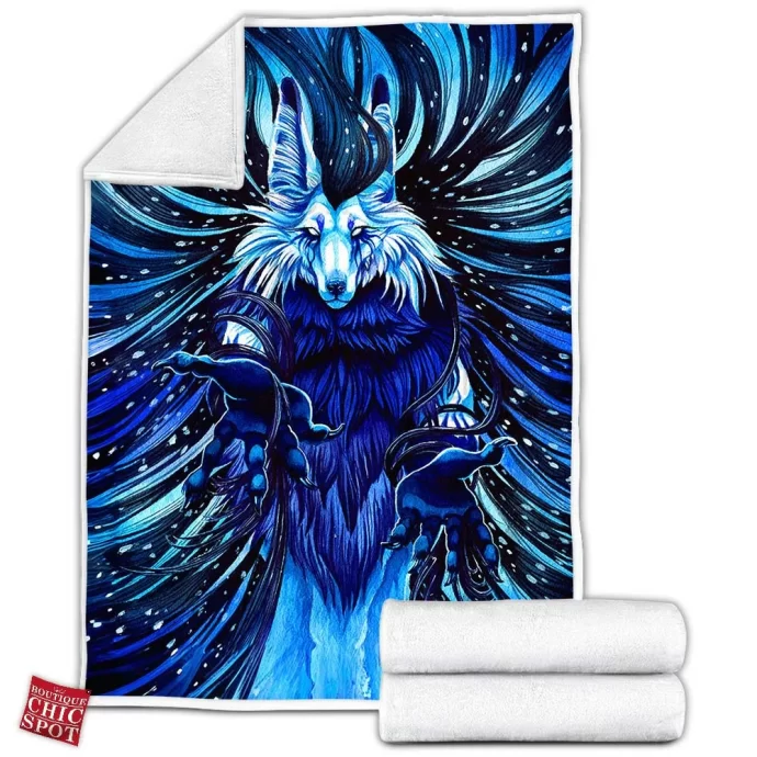 Magic Wolf Fleece Blanket