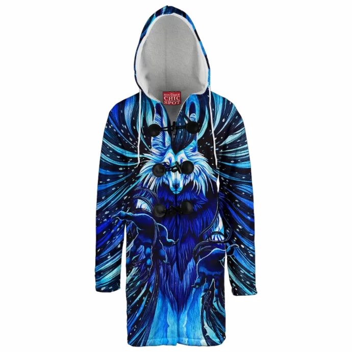 Magic Wolf Hooded Cloak Coat