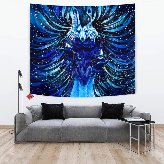 Magic Wolf Tapestry