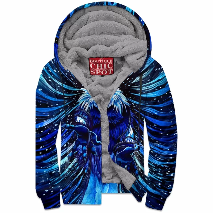 Magic Wolf Zip Fleece Hoodie