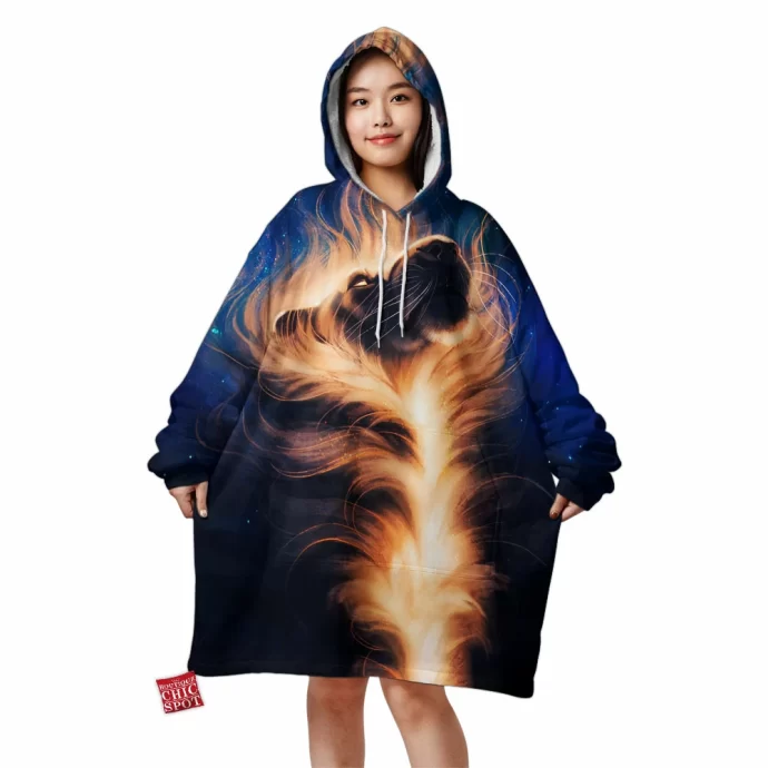 Galaxy Tiger Blanket Hoodie